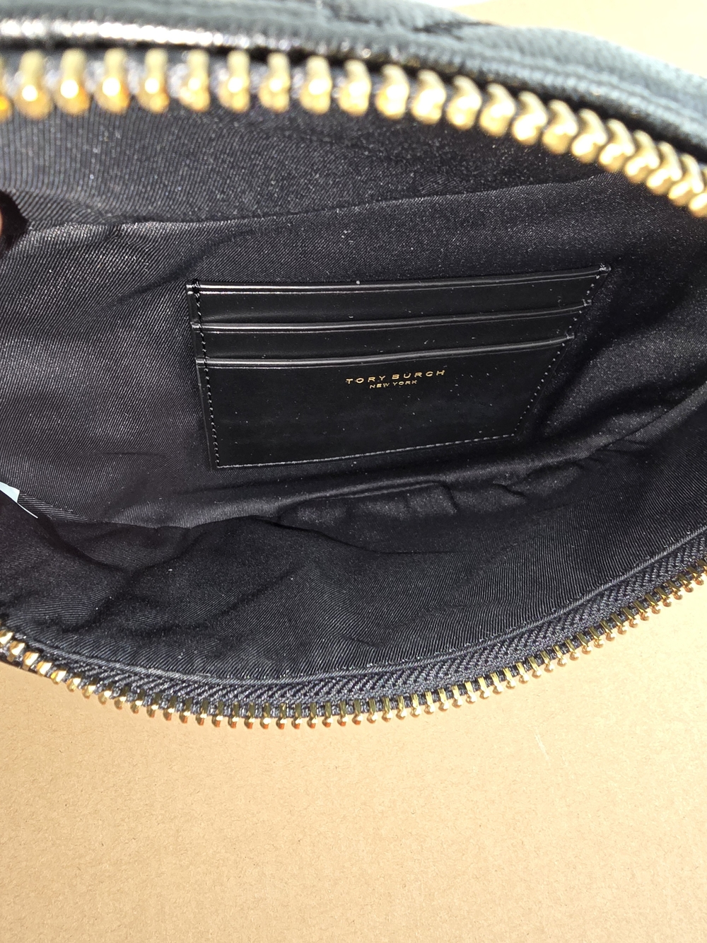 Tory Burch Quilted Leather Crossbody Bag - Black - Picture 4 of 5